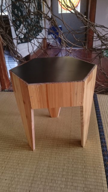 麻柄組木サイドテーブル | isaragi